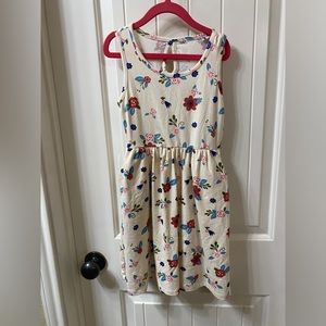 Kids spring summer print flower dress I girls size 5/6 I sleeveless casual dress